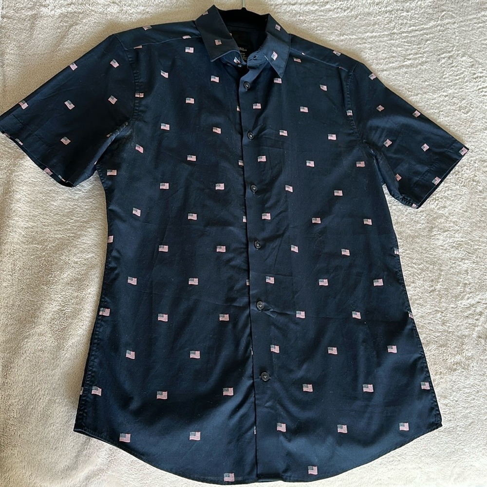 H&M Casual Button Down “USA Shirt”